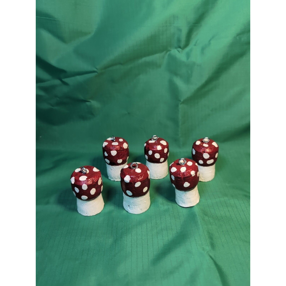 Upcycled Champagne Cork Christmas Decorations